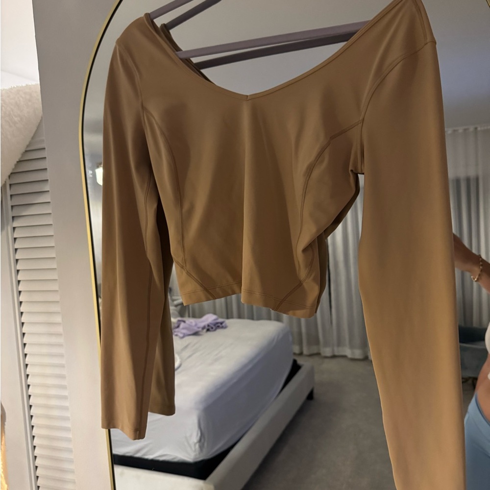 Lululemon Align Long Sleeve Cropped Top